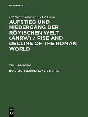 cover image of Künste (Forts.)
